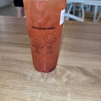 Happy Lemon - Strawberry green tea - Bubble Tea Near Me - Richardson, Texas Happy Lemon - Strawberry green tea - Bubble Tea Near Me - Richardson, Texas