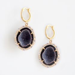 Felix Z - One of a kind Hand Crafted Tabasco Geode Earrings