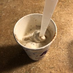 McDonald's - This is the regular McFlurry with extra Reese's I paid for 