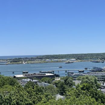 Portland Observatory - View from the top of the tower 84 feet high - Landmarks & Historical Buildings Near Me - Portland, Maine
