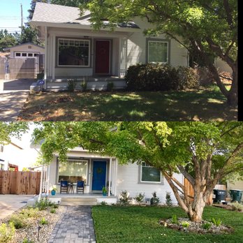 Chris McKoy Landscape - Before (top) and after (bottom) - Landscaping Near Me Chris McKoy Landscape - Before (top) and after (bottom) - Landscaping Near Me