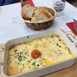 Les Remparts - Tartiflette hot out of the oven!