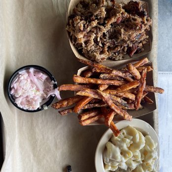 Sweet Old Bill's - Pulled pork, sweet potato fries, Mac and cheese. - Burgers Near Me - High Point, North Carolina Sweet Old Bill's - Pulled pork, sweet potato fries, Mac and cheese. - Burgers Near Me - High Point, North Carolina