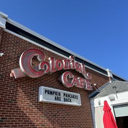 Colonial Cafe - Naperville - Front of restaurant sign
