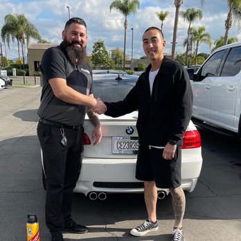 California Car Company - Big bearded dude Devin here with a proper send off handshake - Car Buyers Near Me - Brea, California