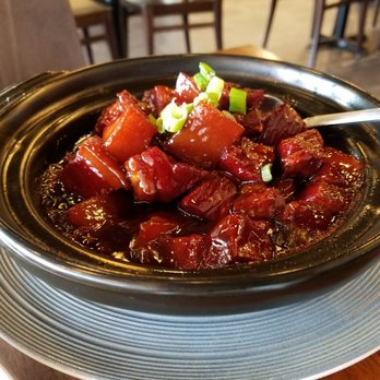 Kungfu Kitchen - Braised Pork Belly in Clay Pot - Chinese Near Me - Alexandria, Virginia Kungfu Kitchen - Braised Pork Belly in Clay Pot - Chinese Near Me - Alexandria, Virginia