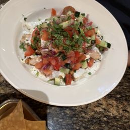 Enlightened Mediterranean Chicken Pita Tacos
