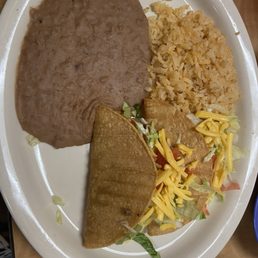 Crispy beef tacos