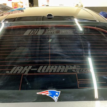 Reflex-Wraps - Rear windshield custom decals (AT MY REQUEST, I asked Jax to add his website) - Vehicle Wraps Near Me - Santa Ana, California