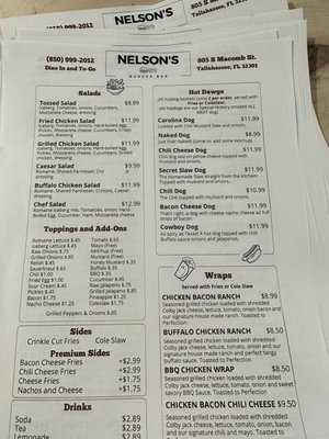Menu photo 6 Nelson’s Burger Bar Tallahassee, FL Menu photo 6 Nelson’s Burger Bar Tallahassee, FL