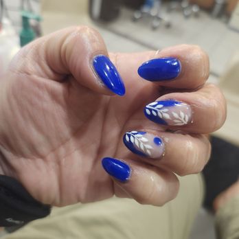 Golden Nails - Midnight blue nails by Kylie - Nail Salons Near Me - Placerville, California Golden Nails - Midnight blue nails by Kylie - Nail Salons Near Me - Placerville, California