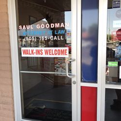 Saul Goodman Law Firm - It is an entry door to a bar.