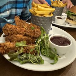 The Salamander - Chicken strips and chips