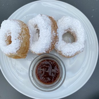 The Attic - Beignets with house made jam - Breakfast & Brunch Near Me - Long Beach, California The Attic - Beignets with house made jam - Breakfast & Brunch Near Me - Long Beach, California