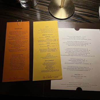 Le Calamar - Menus - French Near Me - Austin, Texas