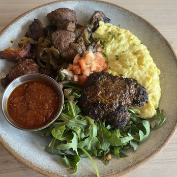 Bearcat CBD - $19 skirt steak eggs cheese and mushrooms - Coffee & Tea Near Me - New Orleans, Louisiana Bearcat CBD - $19 skirt steak eggs cheese and mushrooms - Coffee & Tea Near Me - New Orleans, Louisiana