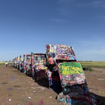 Cadillac Ranch - FORTWAYNEAMERICA - Landmarks & Historical Buildings Near Me - Amarillo, Texas