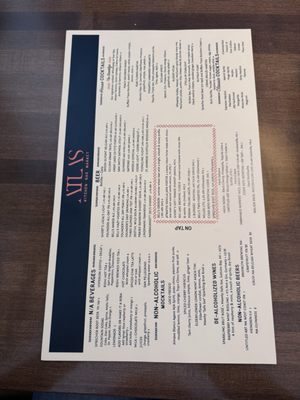 Menu photo 1 Atlas Restaurant & Bar Brooklyn, MI