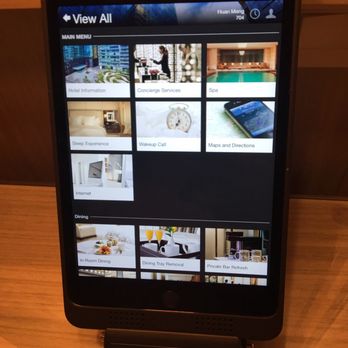 Four Seasons Toronto - Mini iPad for ordering room service and more - Hotels Near Me - Toronto, Ontario Four Seasons Toronto - Mini iPad for ordering room service and more - Hotels Near Me - Toronto, Ontario