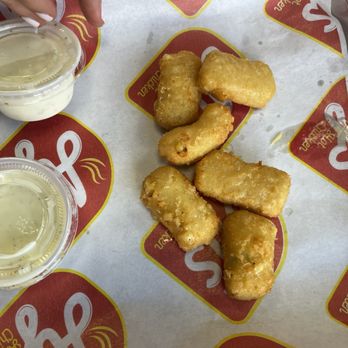 AJ's Hot Chicken - Mac N Cheese Bites - Chicken Shop Near Me - Richardson, Texas