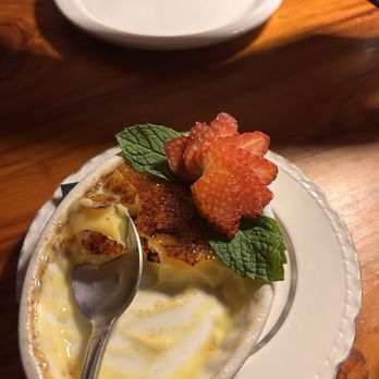 Storehouse Market & Eatery - Vanilla bean Crème brûlée - Cocktail Bars Near Me - Bastrop, Texas