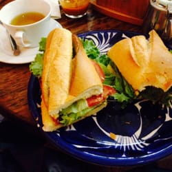 Baguette de jamón serrano.