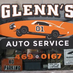 Glenn's Auto Service - If you're leaving your car here, DO NOT park in front of the bay doors; if you want the mechanic to be happy.