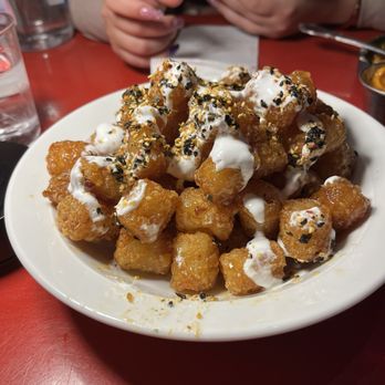 Lpcx Cafe - Tator tots wow!!! Labneh furikake maldon - Bakeries Near Me - Tampa, Florida