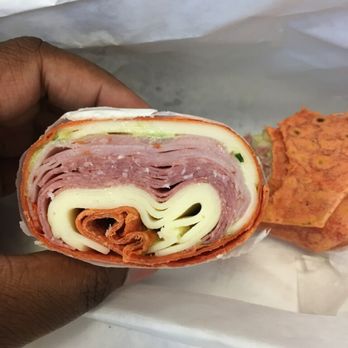 Stuff A Bagel - Saddest little wrap I've ever seen. - Bagels Near Me - Farmingdale, New York