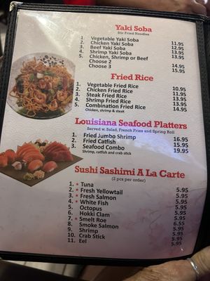 Menu photo 8 Yamato Steakhouse Marianna, FL Menu photo 8 Yamato Steakhouse Marianna, FL