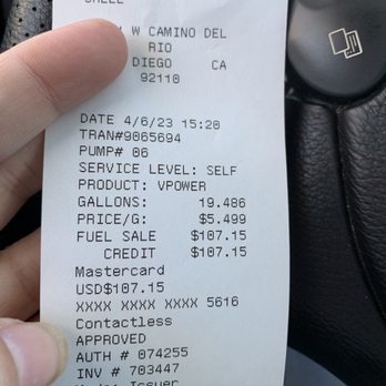 Shell - San Diego - $107 worth of gas and attendant abused me for being at the pump too long. - Gas Stations Near Me - San Diego, California Shell - San Diego - $107 worth of gas and attendant abused me for being at the pump too long. - Gas Stations Near Me - San Diego, California