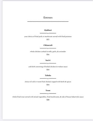 Menu photo 7 Sakartvelo Philadelphia, PA Menu photo 7 Sakartvelo Philadelphia, PA