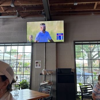 Middle James Brewing - On of many tvs with some type of sports on - Breweries Near Me - Waxhaw, North Carolina