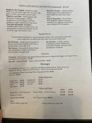 Menu photo 1 Marcella's Lasagneria San Francisco, CA