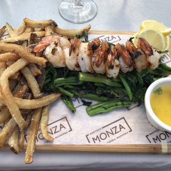 Enoteca Monza - Grilled shrimp - Pizza Near Me - Laval, Quebec