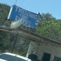 Rhodes Canoe Rentals - Sign
