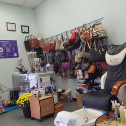 She also sells purses
