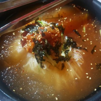 Sookdal - Kimchi cold noodles - Korean Near Me - Garden Grove, California