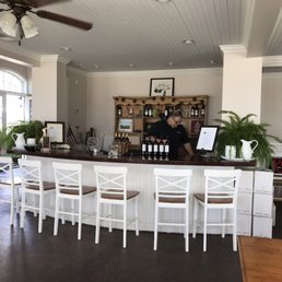 The tasting bar at Cascia Vineyard The tasting bar at Cascia Vineyard
