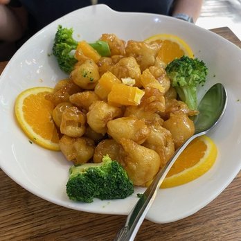 Veggie House - Orange chicken (made from mushrooms) - Vegan Near Me - Chicago, Illinois Veggie House - Orange chicken (made from mushrooms) - Vegan Near Me - Chicago, Illinois