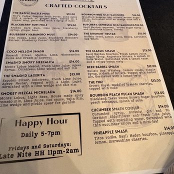 Smash'd - drink menú - Burgers Near Me - San Antonio, Texas Smash'd - drink menú - Burgers Near Me - San Antonio, Texas