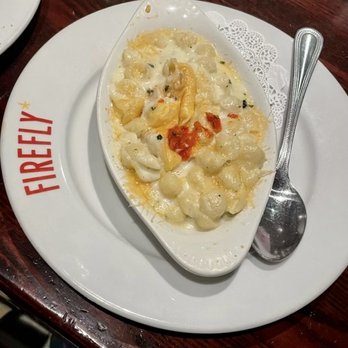 Firefly Tapas Kitchen + Bar - Manchego Mac N Cheese - Tapas/Small Plates Near Me - Las Vegas, Nevada Firefly Tapas Kitchen + Bar - Manchego Mac N Cheese - Tapas/Small Plates Near Me - Las Vegas, Nevada