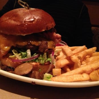 Bonefish Grill - Kobe burger with fries.. - Seafood Near Me - Algonquin, Illinois Bonefish Grill - Kobe burger with fries.. - Seafood Near Me - Algonquin, Illinois