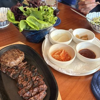 Oken - Short Rib Ssam with fixings - Japanese Near Me - Oakland, California