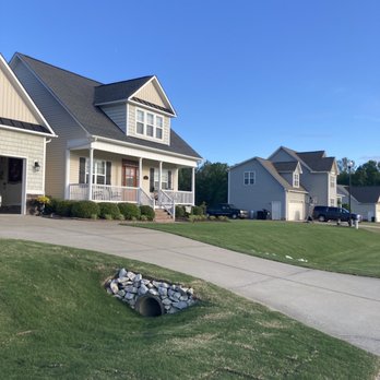 The Grounds Guys of Garner - Sodded the front yard. - Landscape Architects or Designers Near Me