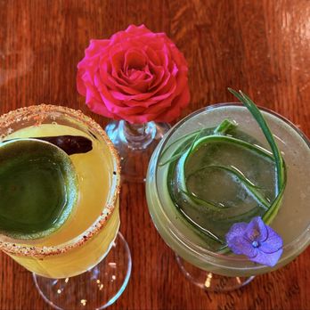 MayRee - Signature cocktails (Left: Benjawan, Right: Manee) - Thai Near Me - New York, New York MayRee - Signature cocktails (Left: Benjawan, Right: Manee) - Thai Near Me - New York, New York