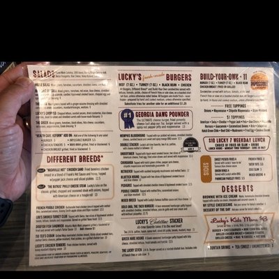 Menu photo 5 Lucky's Burger & Brew- Roswell Roswell, GA