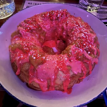 Recess - Glazed Donut Bread Pudding - American Near Me - Chicago, Illinois Recess - Glazed Donut Bread Pudding - American Near Me - Chicago, Illinois