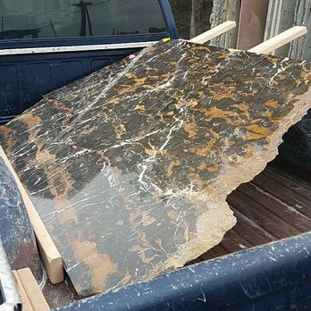 Rock Doctor - transporting slab remnant for fabrication. - Refinishing Services Near Me Rock Doctor - transporting slab remnant for fabrication. - Refinishing Services Near Me