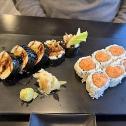 So Ramen - Spicy Salmon Roll and Shrimp Tempura Roll